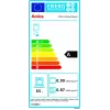 Forno elétrico de encastrar AMICA EB7541D Fine, 65 L, limpeza a vapor, ar quente, grelhador, aço inoxidável