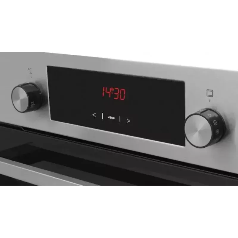 Forno elétrico de encastrar AMICA EB7541D Fine, 65 L, limpeza a vapor, ar quente, grelhador, aço inoxidável