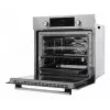 Forno elétrico de encastrar AMICA EB7541D Fine, 65 L, limpeza a vapor, ar quente, grelhador, aço inoxidável