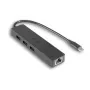 i-tec Advance USB-C hub passivo fino 3 portas + adaptador Gigabit Ethernet