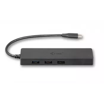 i-tec Advance USB-C hub passivo fino 3 portas + adaptador Gigabit Ethernet