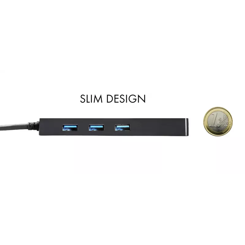 i-tec Advance USB-C hub passivo fino 3 portas + adaptador Gigabit Ethernet