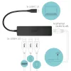i-tec Advance USB-C hub passivo fino 3 portas + adaptador Gigabit Ethernet