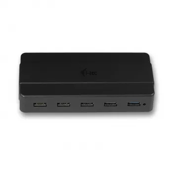 i-tec USB 3.0 Charging HUB 7 portas fonte de alimentação USB 3.2 Gen 1 Type-B