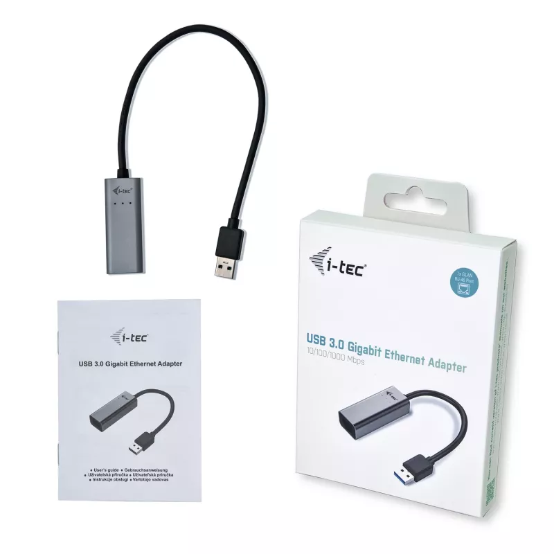 Adaptador Ethernet i-tec Metal USB 3.0 U3METALGLAN
