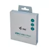 i-tec Metal USB-C HUB 3 portas + adaptador Gigabit Ethernet
