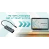i-tec Metal USB-C HUB 3 portas + adaptador Gigabit Ethernet