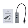 i-tec Metal USB 3.0 HUB 3 portas + adaptador Gigabit Ethernet