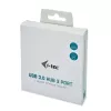 i-tec Metal USB 3.0 HUB 3 portas + adaptador Gigabit Ethernet