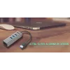 i-tec Metal USB 3.0 HUB 3 portas + adaptador Gigabit Ethernet