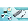 i-tec Metal USB 3.0 HUB 3 portas + adaptador Gigabit Ethernet