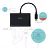 Adaptador de viagem USB-C para HDMI ITEC i-tec USB C adaptador de viagem HDMI PD/dados – preto, chipset RTS5403/RTS5404/RTS5411/PS176, 90×58×14 mm