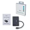 Adaptador de viagem USB-C para HDMI ITEC i-tec USB C adaptador de viagem HDMI PD/dados – preto, chipset RTS5403/RTS5404/RTS5411/PS176, 90×58×14 mm