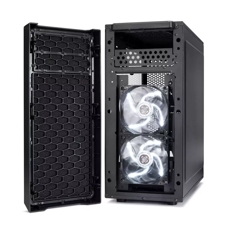 Caixa de PC Fractal Design Focus G Midi Tower preto
