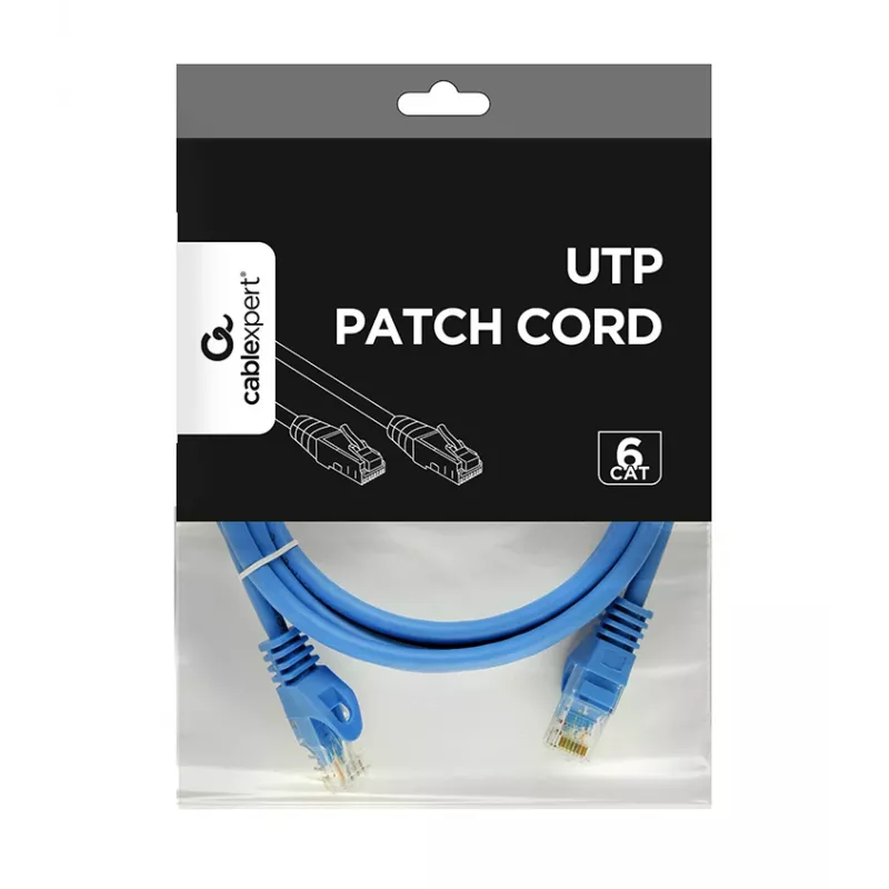 Cabo de rede Gembird PP6U-2M RJ-45 Cat6 2 m azul