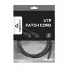 Cabo de rede Gembird PP6U-3M/BK RJ-45 Cat6 3 m preto