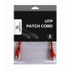 Cabo de rede GEMBIRD - CAT6 - UTP - 25 cm - vermelho