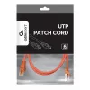 Cabo de rede GEMBIRD - CAT6 - UTP - 1 m - vermelho