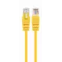 Cabo de rede Gembird Cat6 U/UTP 0,25 m RJ-45 amarelo