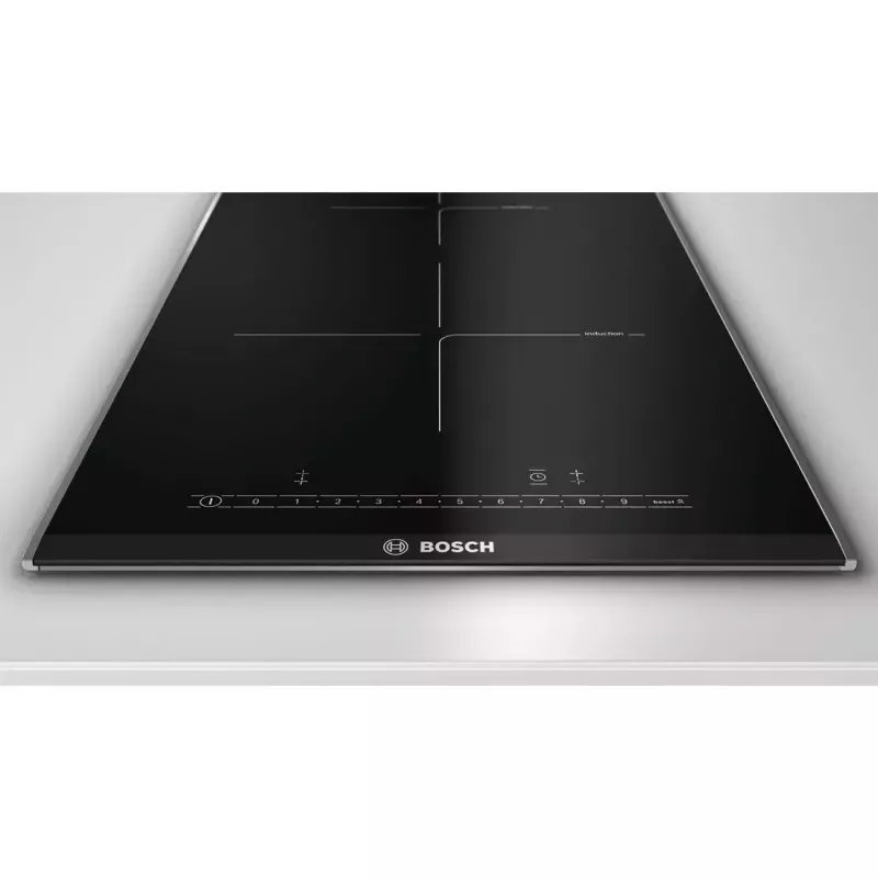 Bosch PIB375FB1E placa de cozinha preto, aço inoxidável encastrar placa de indução 2 zona(s)