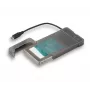 i-tec MySafe USB-C 3.1 Gen. 2 easy, caixa para HDD/SSD, 2,5 polegadas, Serial ATA, Serial ATA II, Serial ATA III, 10 Gbit/s, conectividade USB, preto
