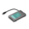 i-tec MySafe USB-C 3.1 Gen. 2 easy, caixa para HDD/SSD, 2,5 polegadas, Serial ATA, Serial ATA II, Serial ATA III, 10 Gbit/s, conectividade USB, preto