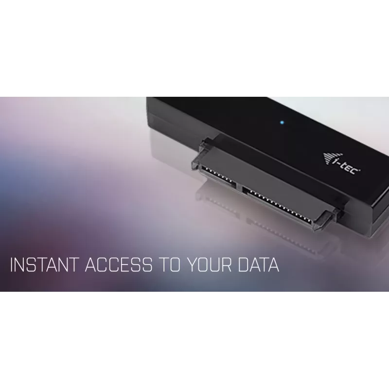i-tec MySafe USB-C 3.1 Gen. 2 easy, caixa para HDD/SSD, 2,5 polegadas, Serial ATA, Serial ATA II, Serial ATA III, 10 Gbit/s, conectividade USB, preto