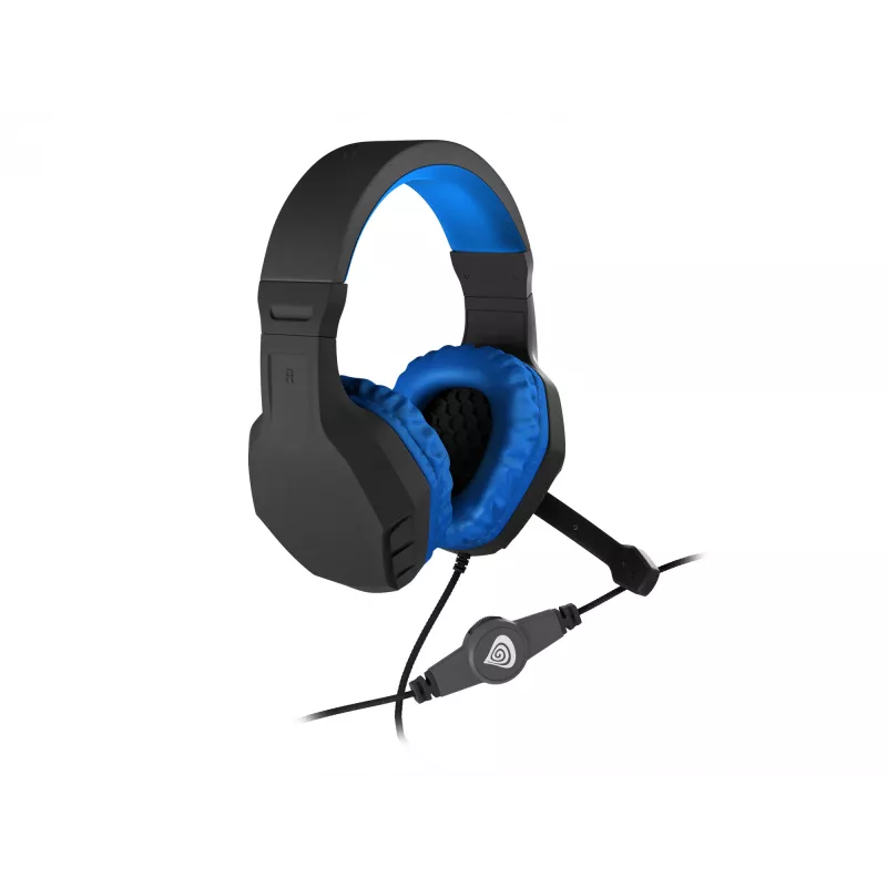GENESIS Argon 200 Headset auscultadores gaming com fio preto, azul