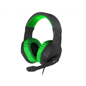 GENESIS Argon 200 Headset auscultadores gaming com fio preto, verde