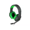 GENESIS Argon 200 Headset auscultadores gaming com fio preto, verde