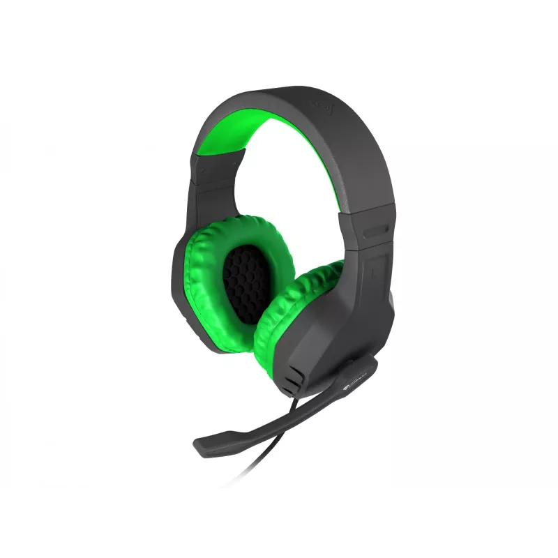 GENESIS Argon 200 Headset auscultadores gaming com fio preto, verde