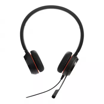 Jabra Evolve 30 II 14401-21 auricular com microfone de substituição, estéreo, com fio, ficha de 3,5 mm, para escritório / call center, preto