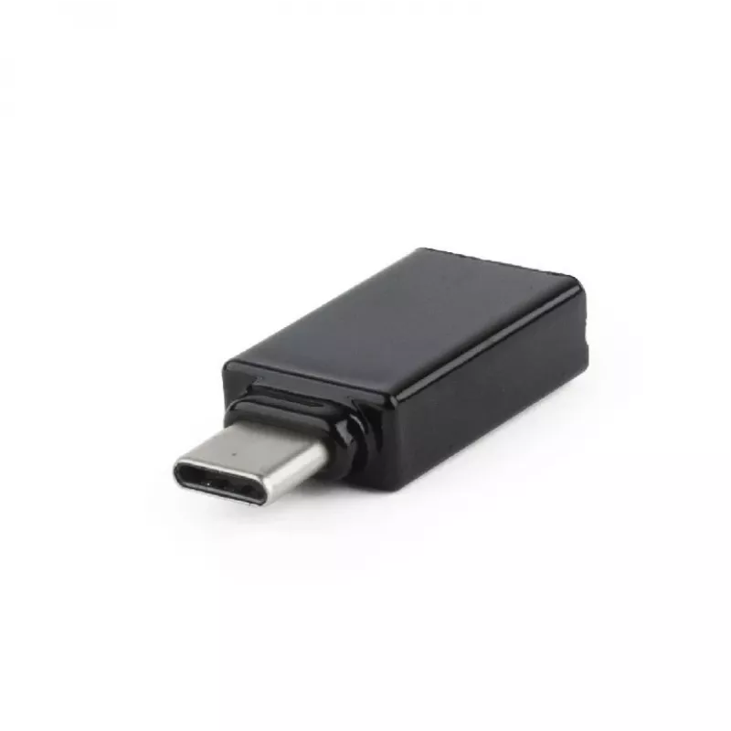 Adaptador gráfico USB Gembird A-USB3-CMAF-01 — USB Type-C para USB (USB 2.0 / 3.2 Gen 1), compacto preto