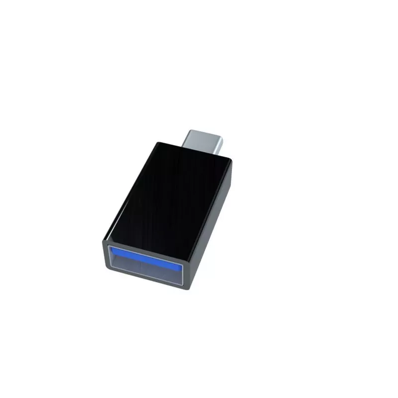 Adaptador gráfico USB Gembird A-USB3-CMAF-01 — USB Type-C para USB (USB 2.0 / 3.2 Gen 1), compacto preto