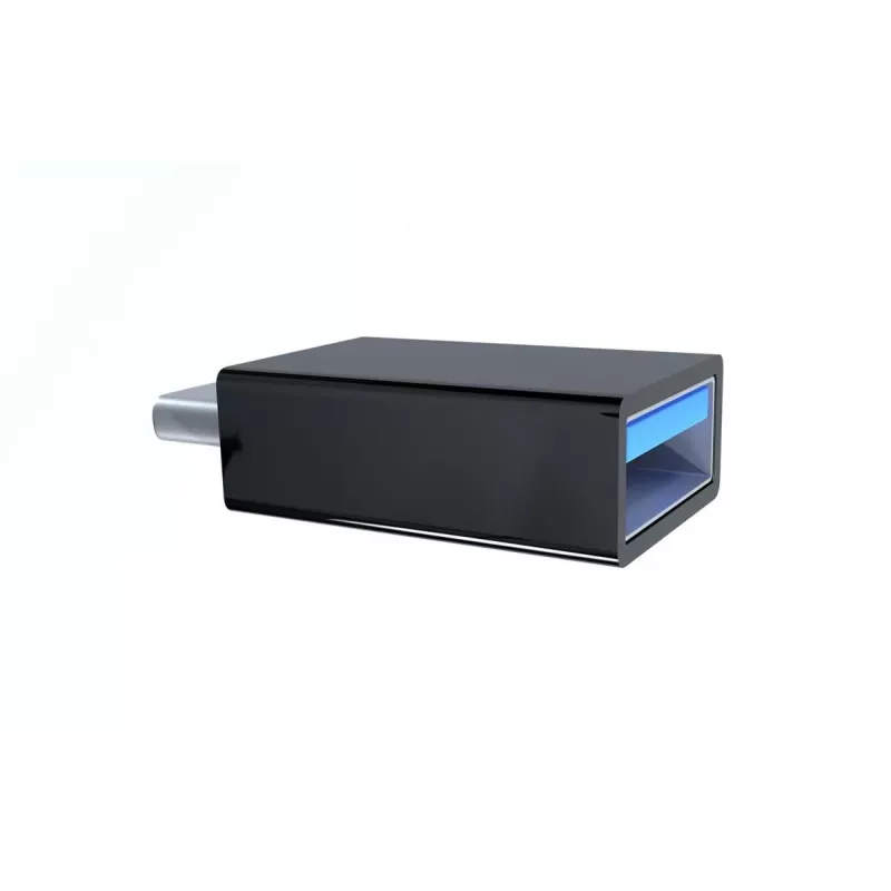 Adaptador gráfico USB Gembird A-USB3-CMAF-01 — USB Type-C para USB (USB 2.0 / 3.2 Gen 1), compacto preto
