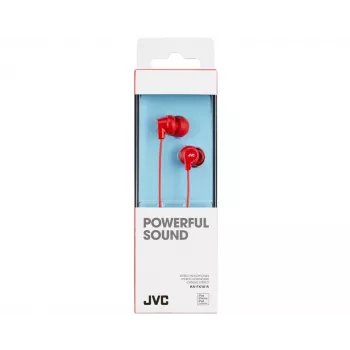 Auscultadores in-ear JVC HA-FX10-R-E coloridos
