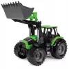 Lena Worxx 04613 Deutz-Fahr Agrotron trator de brincar com carregador frontal, 1:15, 45 cm