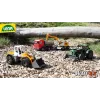 Lena Worxx 04613 Deutz-Fahr Agrotron trator de brincar com carregador frontal, 1:15, 45 cm