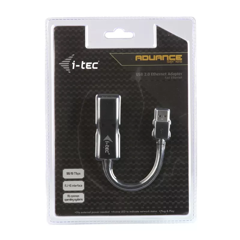 Adaptador i-tec Advance USB 2.0 Fast Ethernet