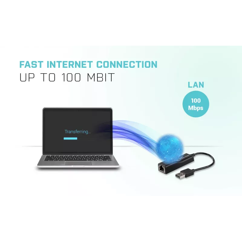 Adaptador i-tec Advance USB 2.0 Fast Ethernet
