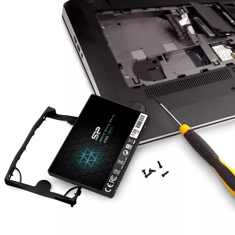 SSD SILICON POWER - A55 - 128GB - 2,5 polegadas - SATA III Slc