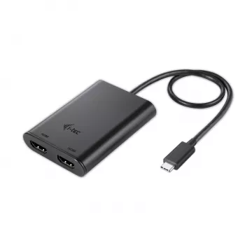 Adaptador de vídeo i-tec USB-C 3.1 Dual 4K HDMI, 3.2 Gen 1 (3.1 Gen 1), USB Type-C, saída HDMI, 3840 x 2160 píxeis