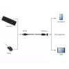 Cabo USB Gembird A-OTG-CMAF3-01, USB‑C para USB‑A, 0,2 m, preto