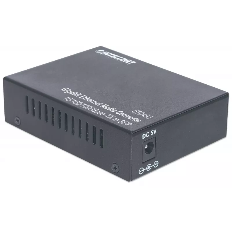 Conversor de media Intellinet Gigabit Ethernet para SFP, 10/100/1000Base-Tx para slot SFP, vazio
