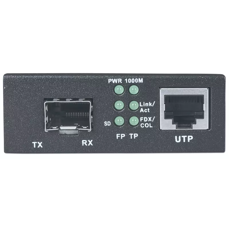 Conversor de media Intellinet Gigabit Ethernet para SFP, 10/100/1000Base-Tx para slot SFP, vazio