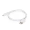 Cabo Lightning Gembird CC-USB2-AMLM-2M-W — 2 m, Lightning para USB A, USB 2.0, branco