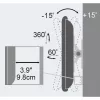 Suporte de parede Techly 13-30 polegadas para TV LED LCD totalmente articulado ICA-LCD 201BK