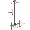 Suporte telescópico de teto longo Techly 37-70 polegadas para TV LED LCD ICA-CPLB 946L