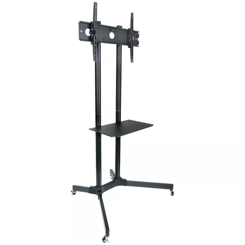Suporte móvel de chão com prateleira Techly para LCD/LED/Plasma 30-65 polegadas ICA-TR6