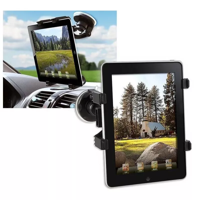 Suporte universal de ventosa para automóvel Techly para tablet 7-10,1 polegadas I-TABLET-VENT